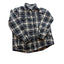 LL Bean Fleece Flannel Shirt Jacket Men Large Lined Plaid Sherpa Lumberjack Work