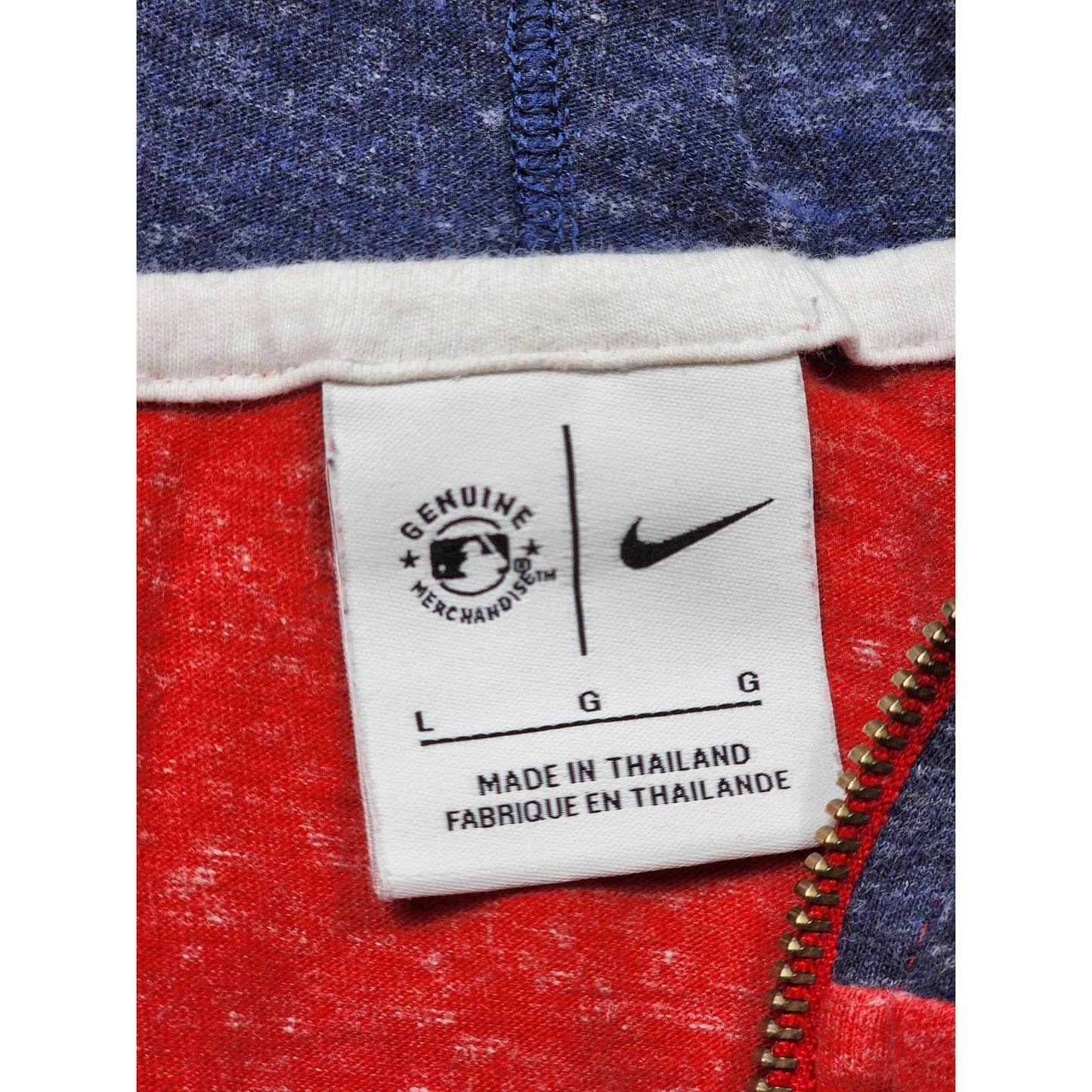 Nike Minnesota Twins Full Zip Hoodie Women Large MLB Lightweight Jacket Athletic