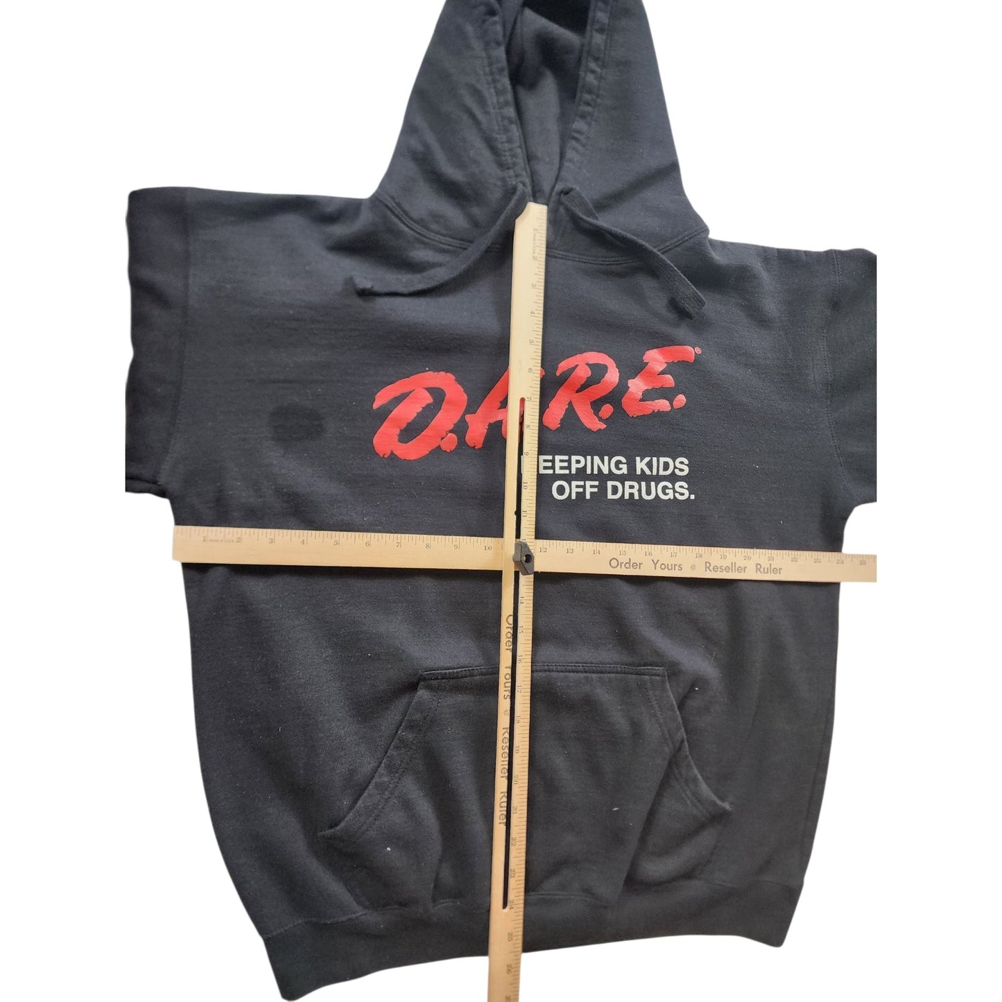 Vintage D.A.R.E. Hoodie Men XL Sweatshirt Graphic 90s Keeping Kids Off Drugs Y2K