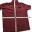 Harley Davidson Sweatshirt Men XL Fitted Women XL Zip Pullover Burgundy Maroon