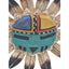 Kachina Tawa Sun Signed R Duwyenie Native American Southwest Art Hand Carved 12"