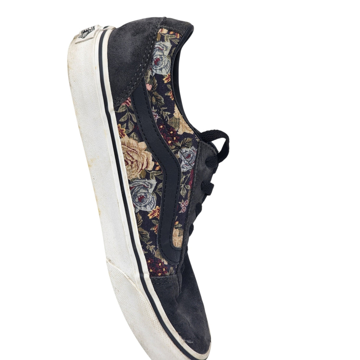Vans Off the Wall Old Skool Womens 7 Floral Skate Shoes Y2K Sneakers Low Top