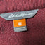Eddie Bauer Sport Jacket Womens PM Medium Petite Burgundy Zip Hiking Gorpcore