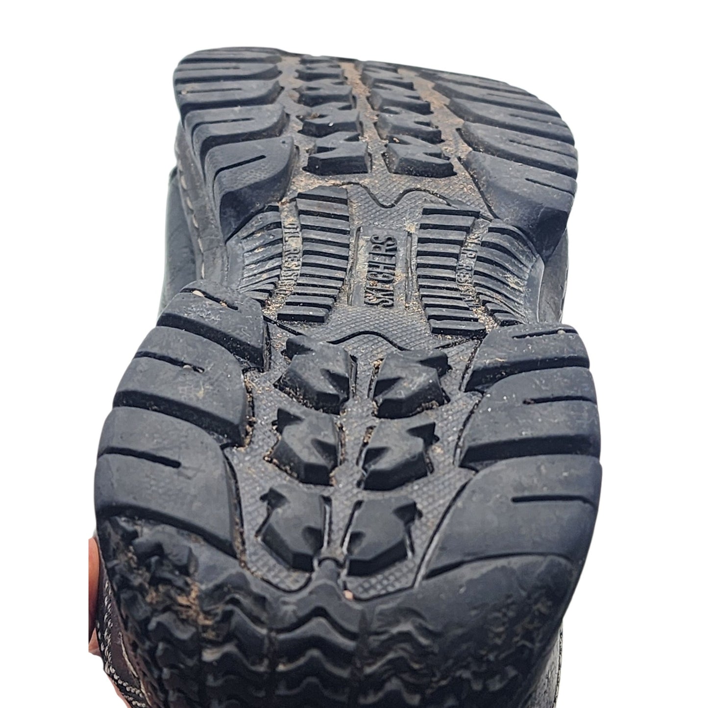 Skechers Shoes Men 10.5 Work Leather Slip On Safety Toe ASTM EH Industrial 77066