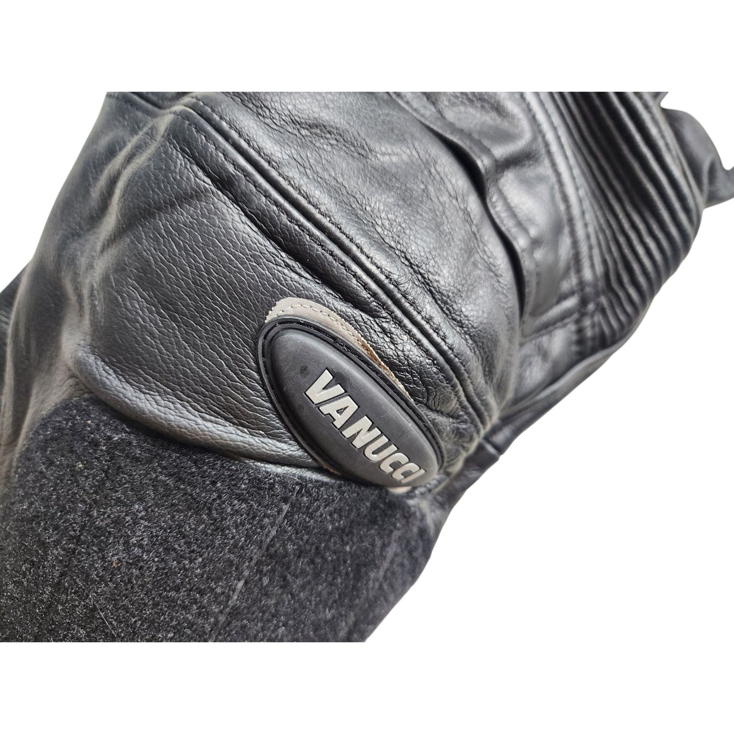 Vanucci Motorcycle Pants Mens 38 EU 28x30 Leather Trousers Knees Protective Moto