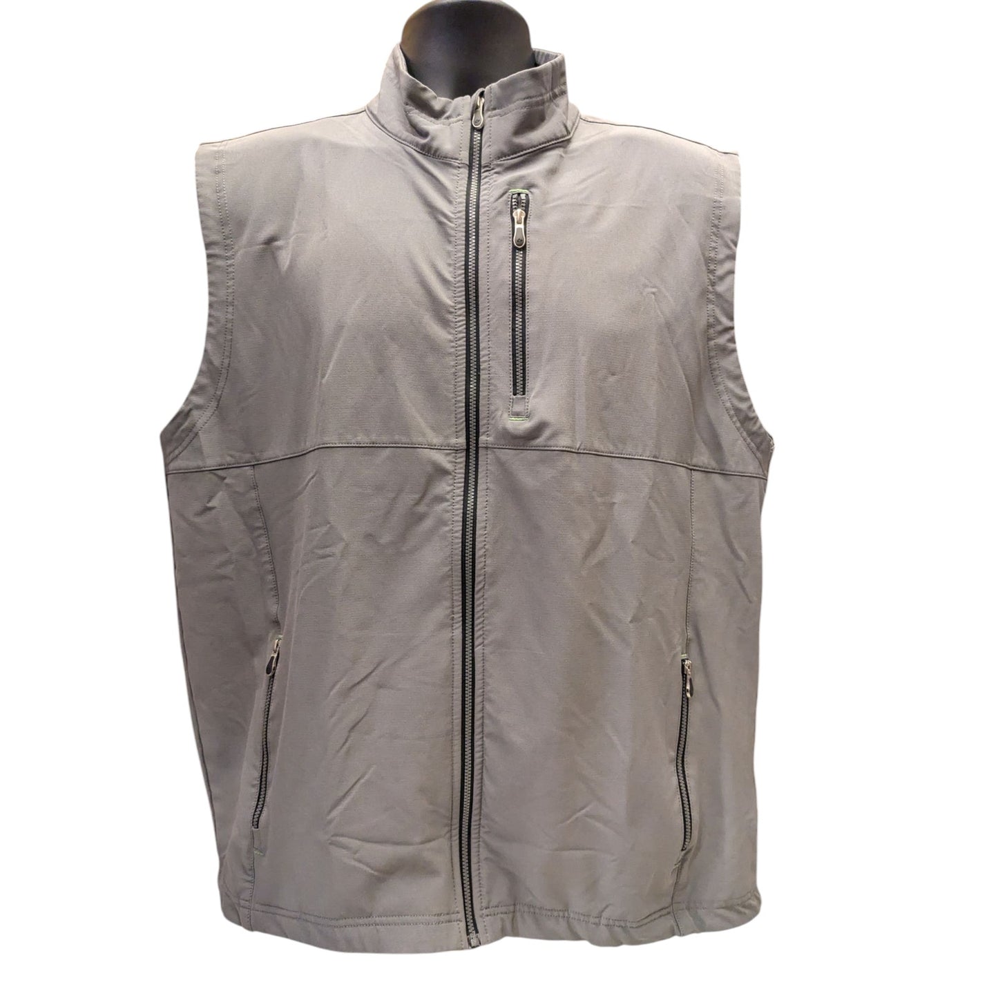 Bolle Golf Storm Men Large Softshell Vest Lightweight Zip Activewear Windbreaker