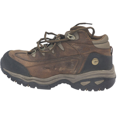 Skechers Boots Mens 13 Steel Toe ASTM Workwear Safety Shoes Slip EH Heavy Duty
