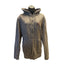 Lucky Brand Hoodie Women Large Men Medium Skull Spade California Sweatshirt