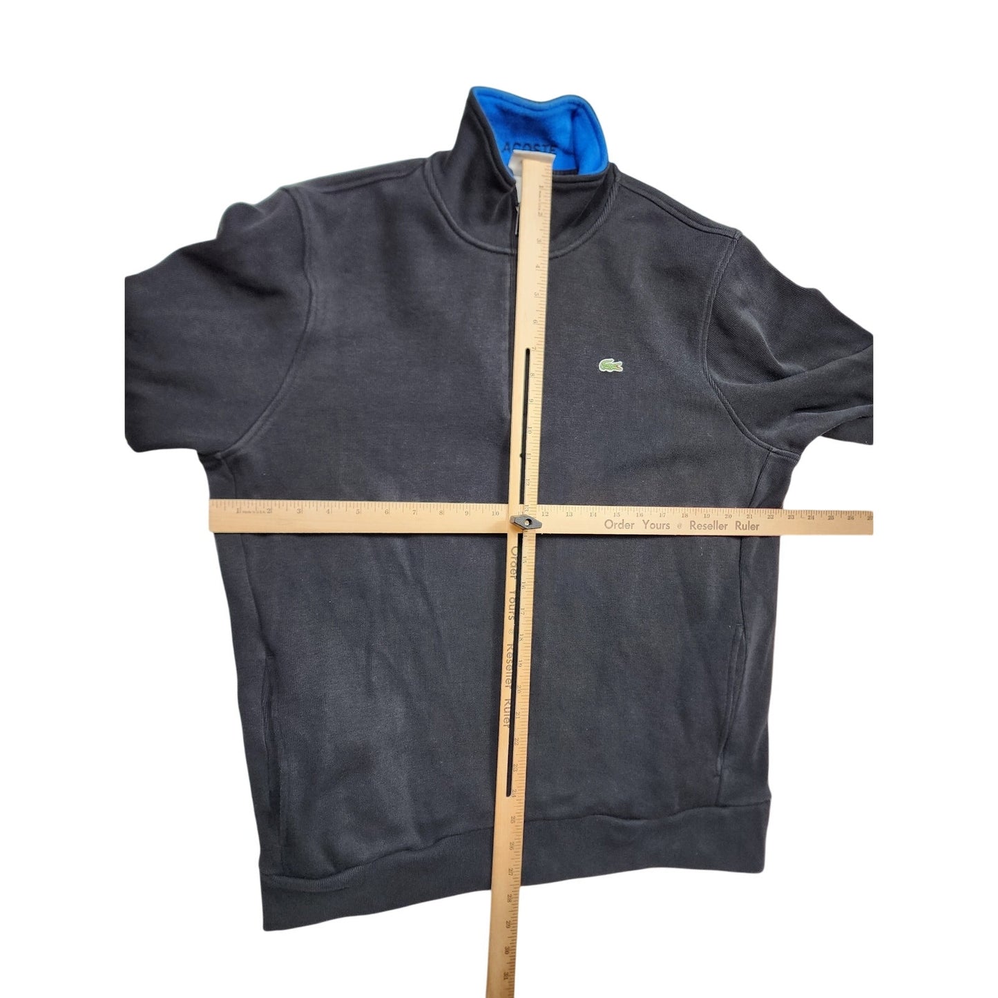 Lacoste Sweatshirt Quarter Zip Pullover Men XL Sweater Long Sleeve Casual Preppy