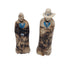 Native American Horsehair Pottery Figurines Southwest Sculpture Couple Pair 6"