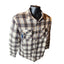 Buffalo David Bitton Mens Large Sherpa Lined Plaid Flannel Jacket Shirt Shacket