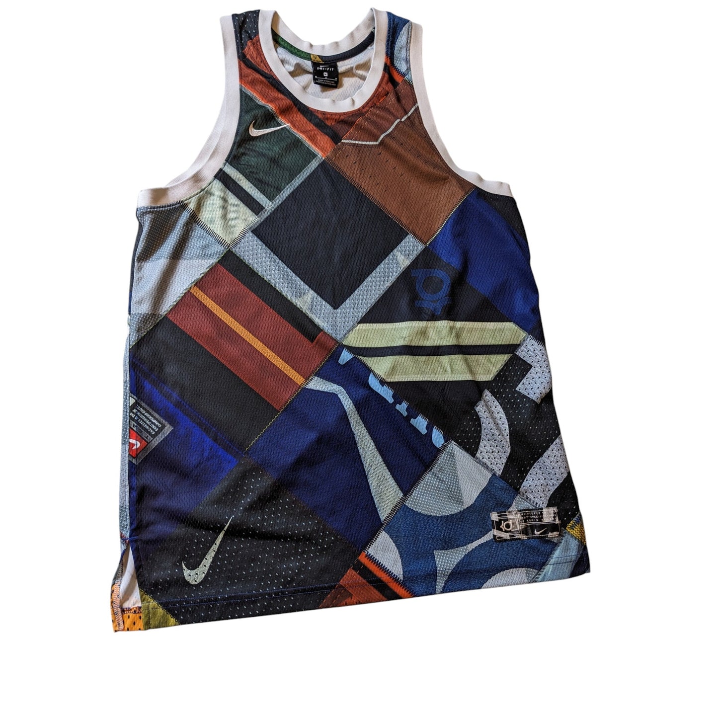 Nike Dri Fit Shirt KD Mens Medium Kevin Durant Basketball Tank Top Jersey Gym