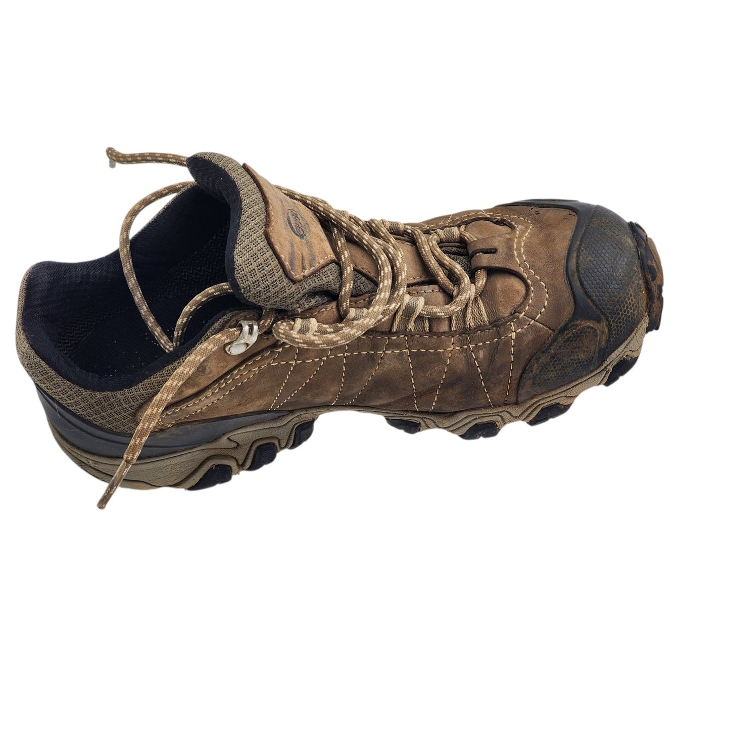 Oboz Shoes Womens 9 Waterproof Hiking Trail Low Leather Brown Trekking Outdoors