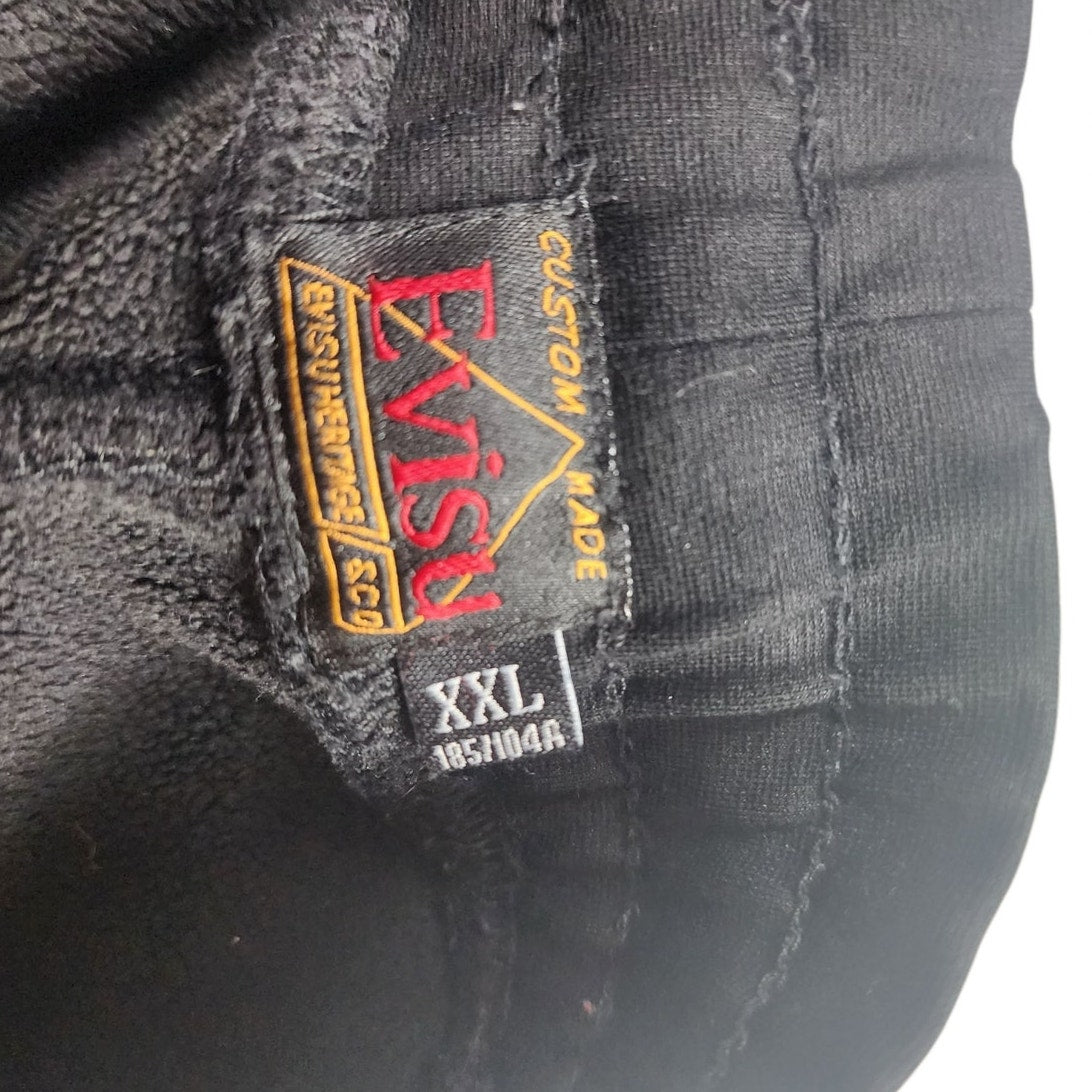 Evisu Heritage Sweatpants Brushstroke Logo Joggers Mens XXL Streetwear Lounge