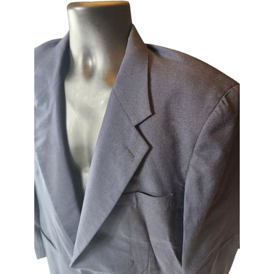 Staten Williams Sport Coat Boardroom Mens 46L Wool Blazer Classic Fit Two Button
