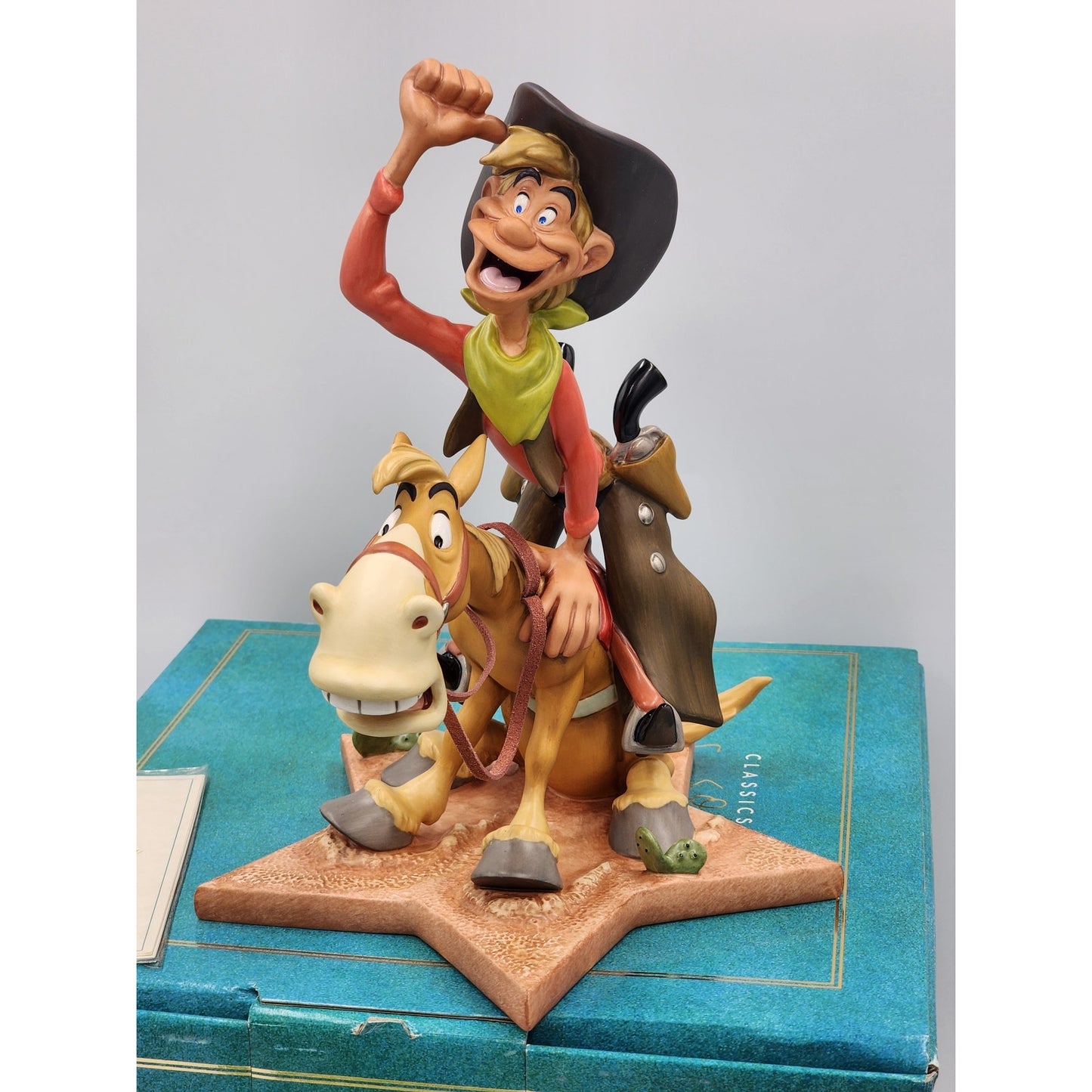 WDCC Pecos Bill Widowmaker Melody Time American Folk Heroes Disney Box COA