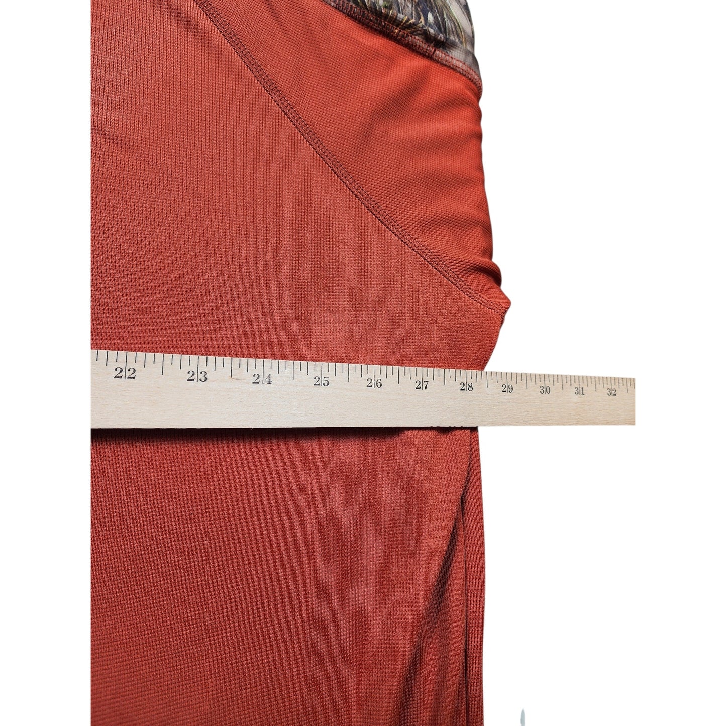 Guide Gear Polo Shirt Men 3XL Camo Shoulder Rust Orange Performance Hunting Golf