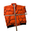 Gamehide Reversible Hunting Jacket Mens Large Brown Blaze Orange Camo Puffer
