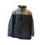 PX Clothing Jacket Mens 3XLT Hooded Puffer Full Zip Gray Black Colorblock Hoodie