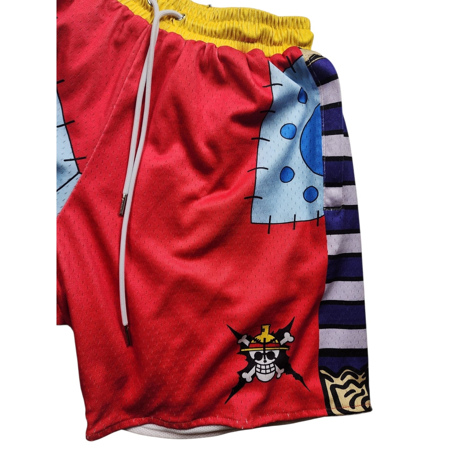 In The Lab Mens Small/Medium Basketball Shorts Graphic Print Mesh Activewear