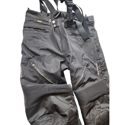 Hein Gericke Gore Tex Waterproof Motorcycle Riding Pants Men 46 Suspenders Armor