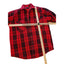 Vintage Hunters Lane Flannel Shirt Mens Medium Plaid Lumberjack Outdoor Rugged