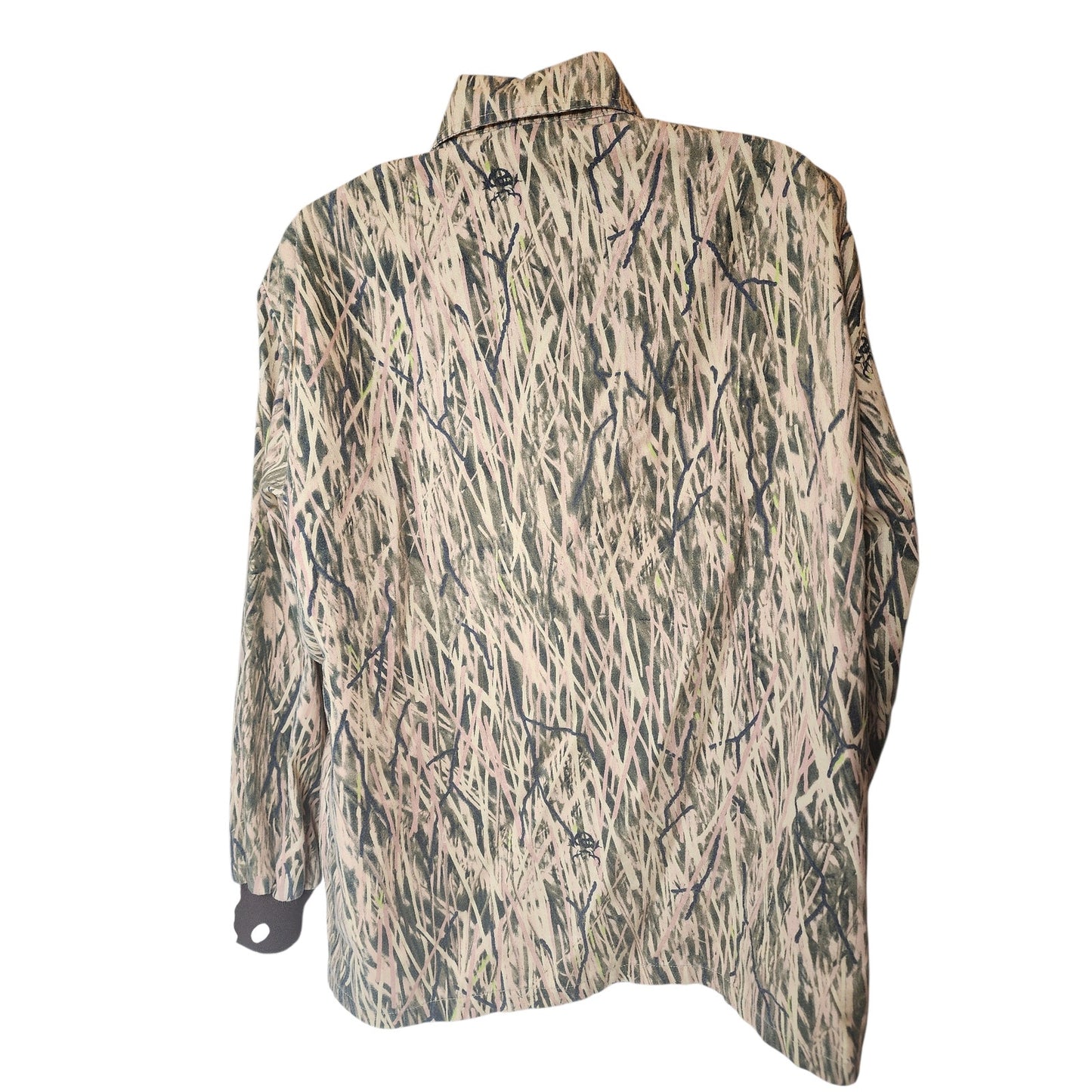 M2D Made to Deceive Camo Hunting Jacket Mens XL Duck Blind Field Waterfowl Y2K