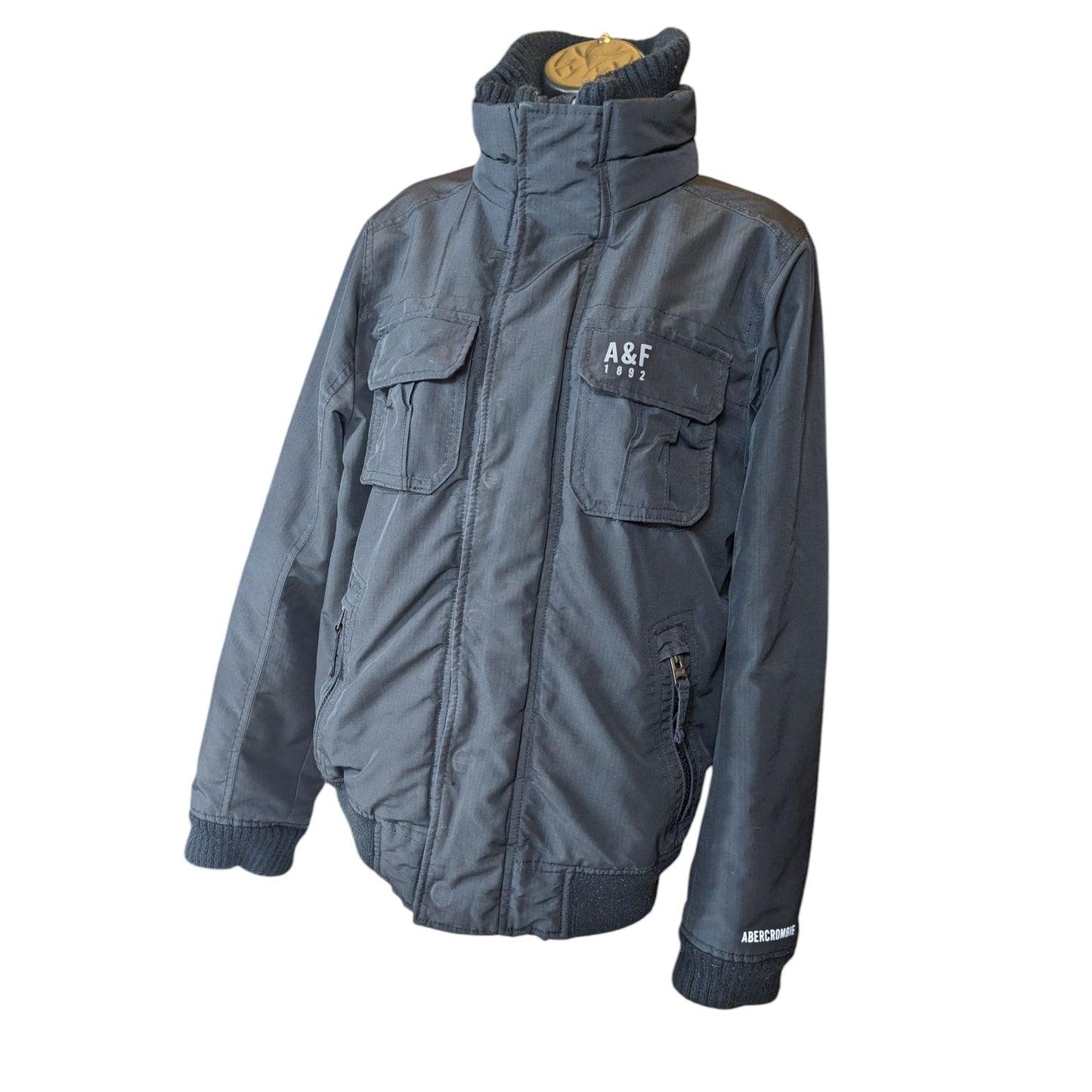 Abercrombie Fitch Bomber Jacket Womens Medium All Season Weather Warrior Coat