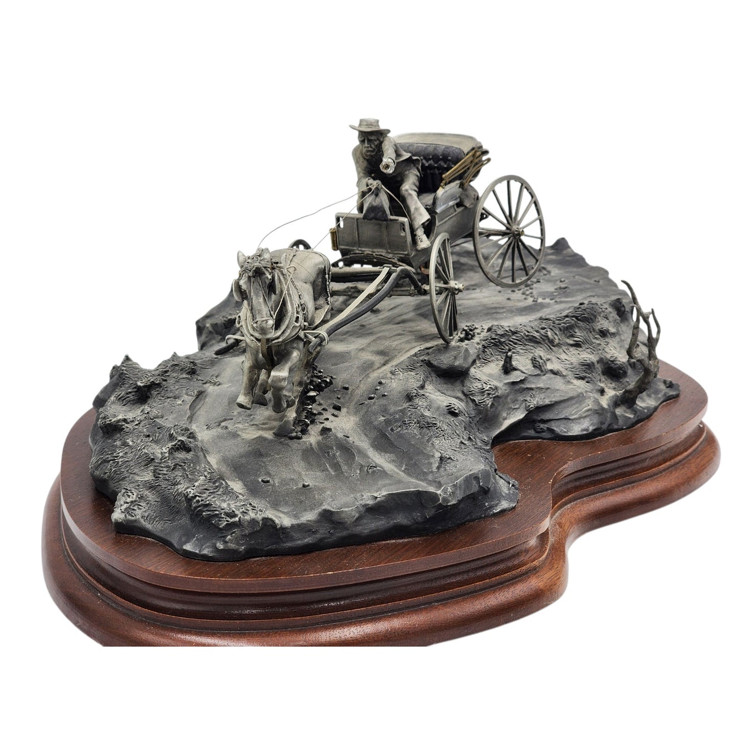 Chilmark The Doctor Pewter Sculpture Michael Boyett 1985 Rare Western Americana