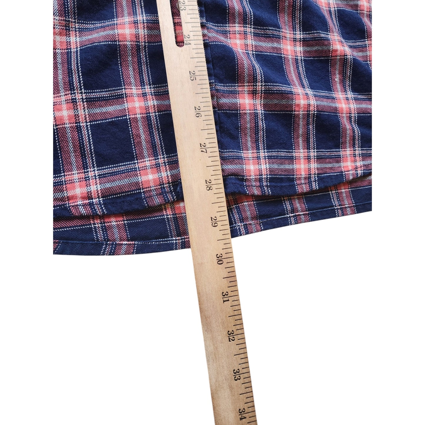 Wrangler Plaid Flannel Shirt Mens 2XL Button Western Flex Comfort Cowboy Rodeo