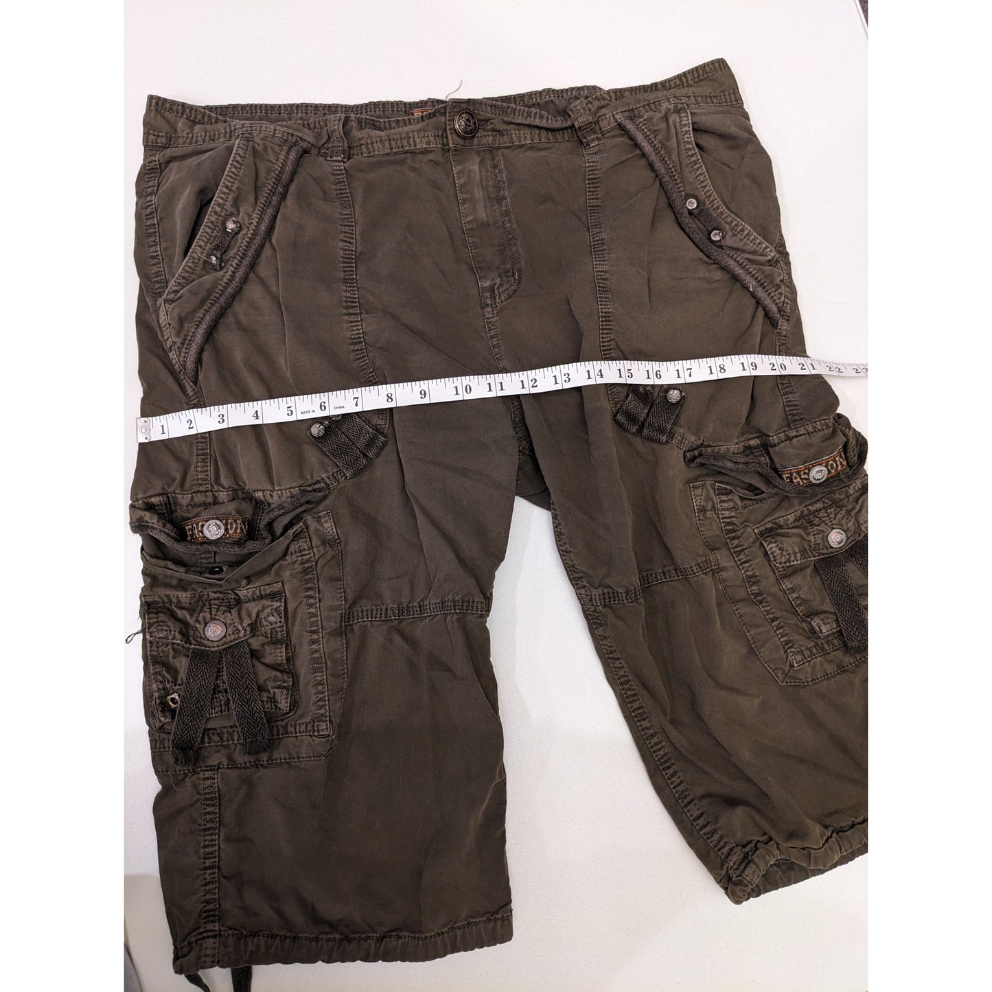 Cargo Shorts Qiao Yun Mens 40 Outdoor Adventure Pocket Belt Loops Rugged Hiking