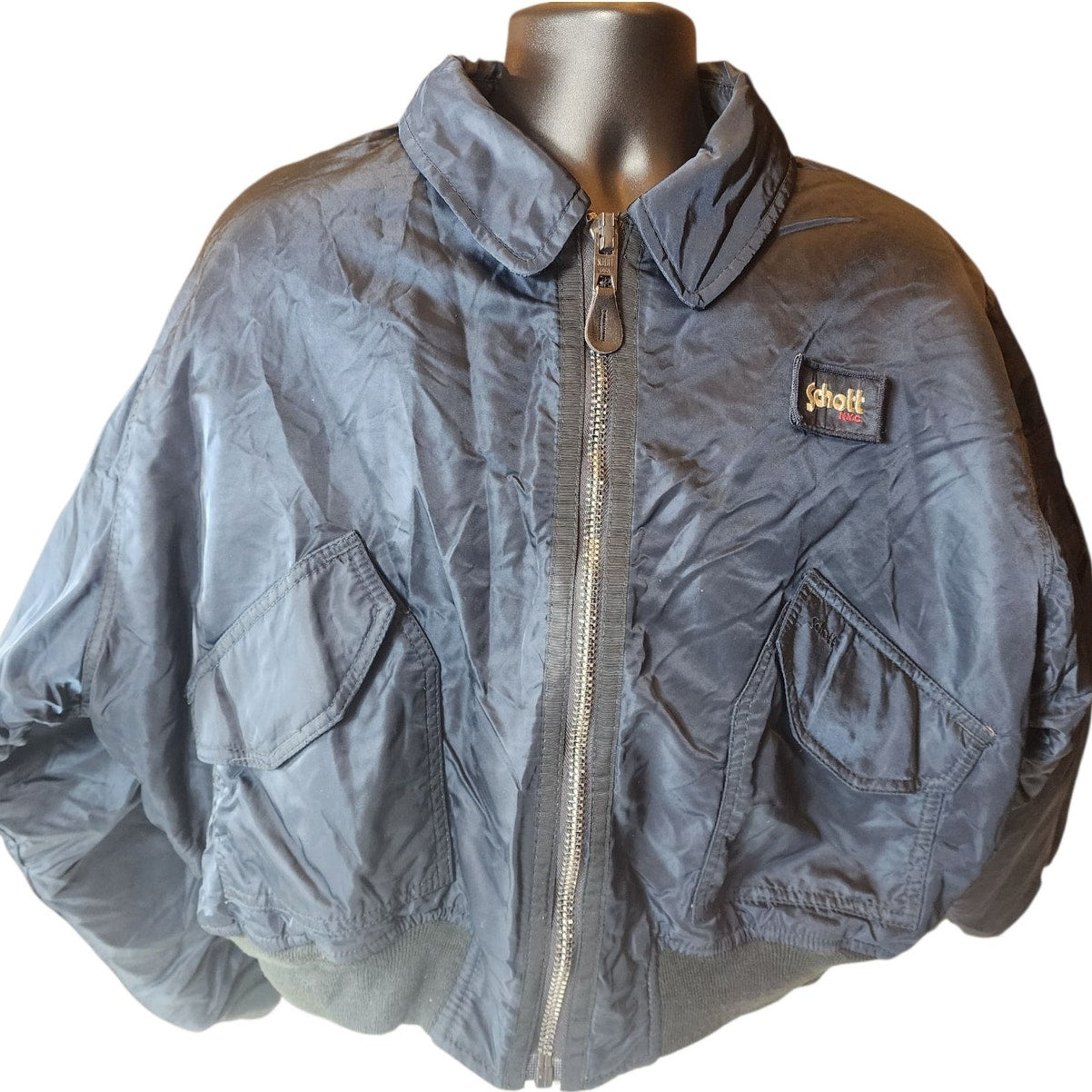Schott CWU-R Flight Jacket Large Military Bomber Intermediat Flyer USAF Aviation