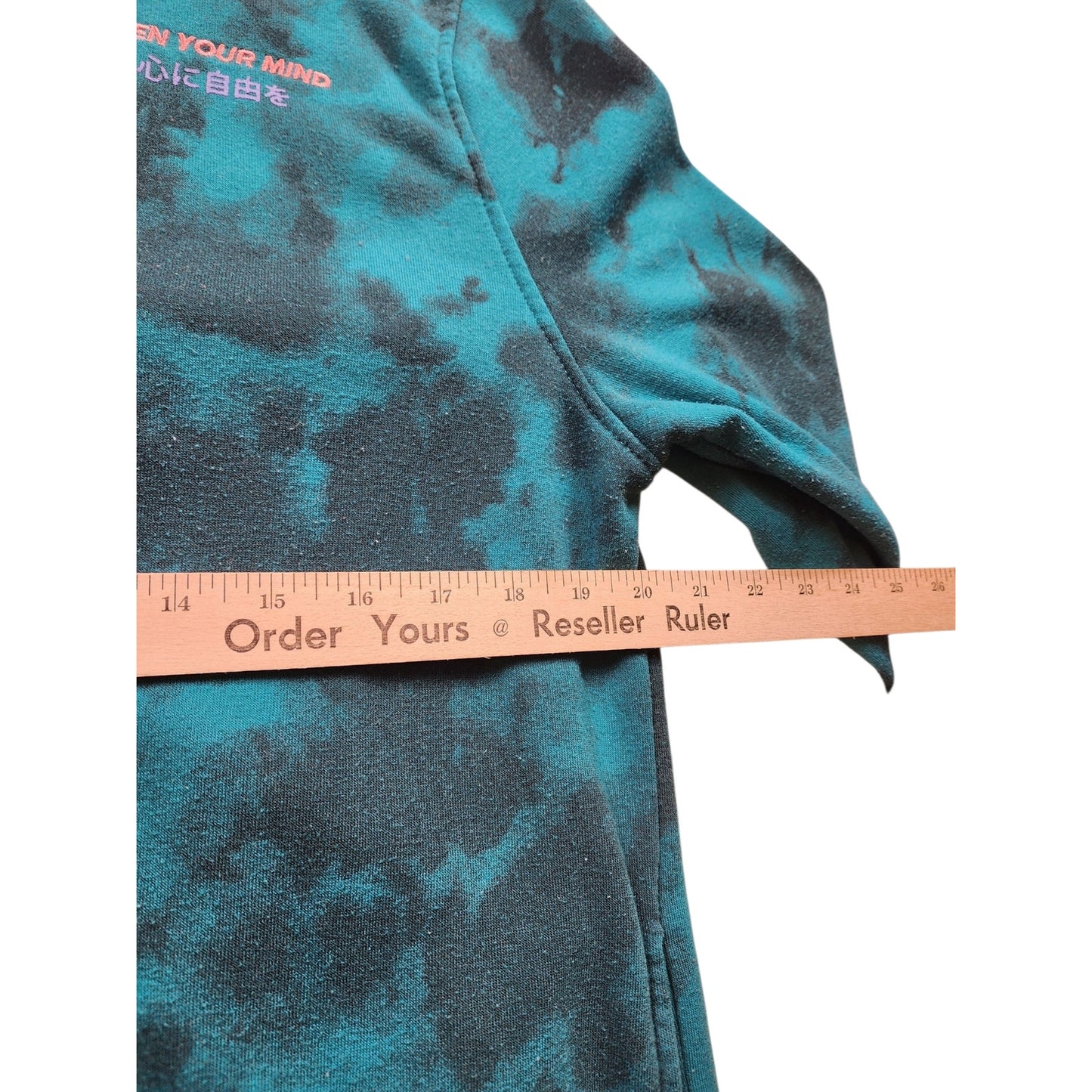 Brooklyn Cloth Hoodie Men Medium Women Large Tie Dye Graphic Open Your Mind Tech