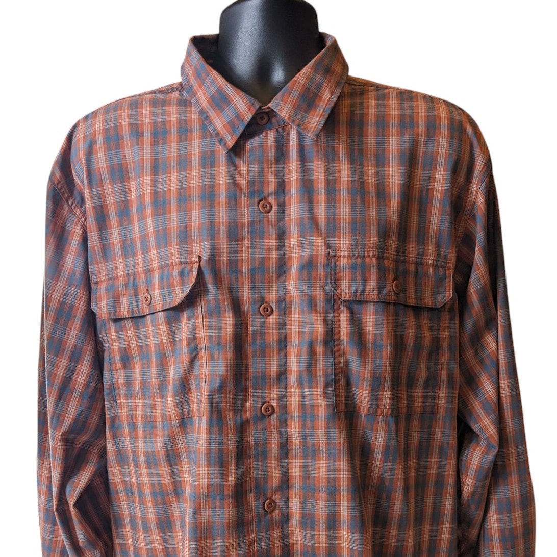 Redhead Shirt Mens 2XL Plaid Long Sleeve Button Up Hiking Outdoor Top Hunting