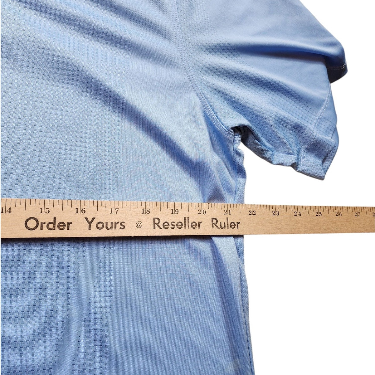 Nike Golf Dri-Fit Tour Polo Shirt Mens Large Light Blue Athletic Lightweight