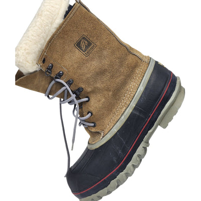 LaCrosse Boots Mens 10 Winter Duck Snow USA Insulated Heavy Duty Sherpa Lining