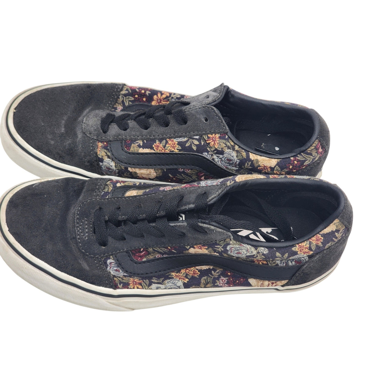 Vans Off the Wall Old Skool Womens 7 Floral Skate Shoes Y2K Sneakers Low Top