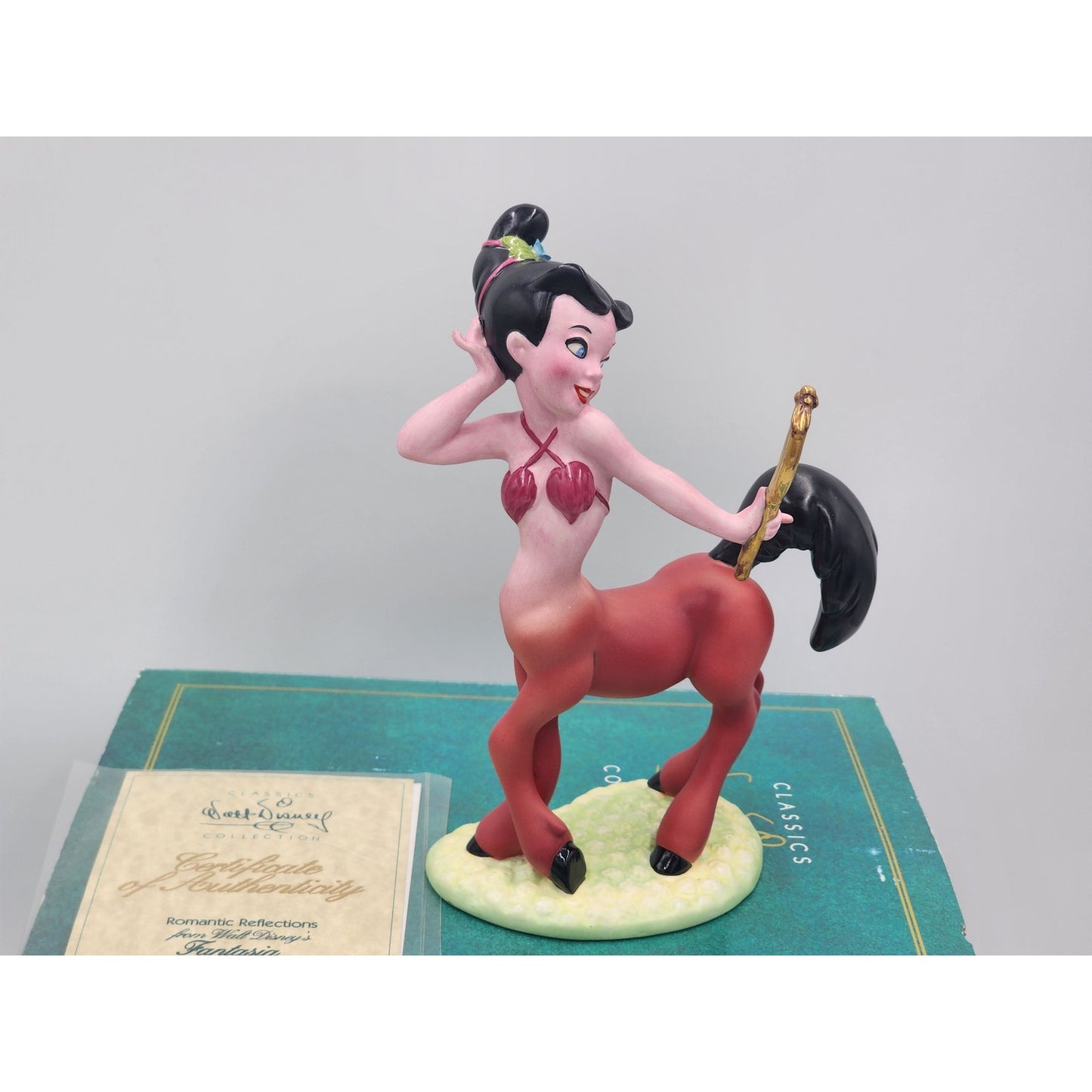 WDCC Fantasia Pink Centaurette Figurine Romantic Reflections Disney COA Box