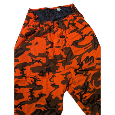 Hunting Pants Mens XL Blaze Orange Camo Insulated Workwear Gorpcore Survival