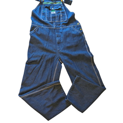 Liberty Denim Overalls Men 40x30 Workwear Bib Carpenter Style Utility Adjustable