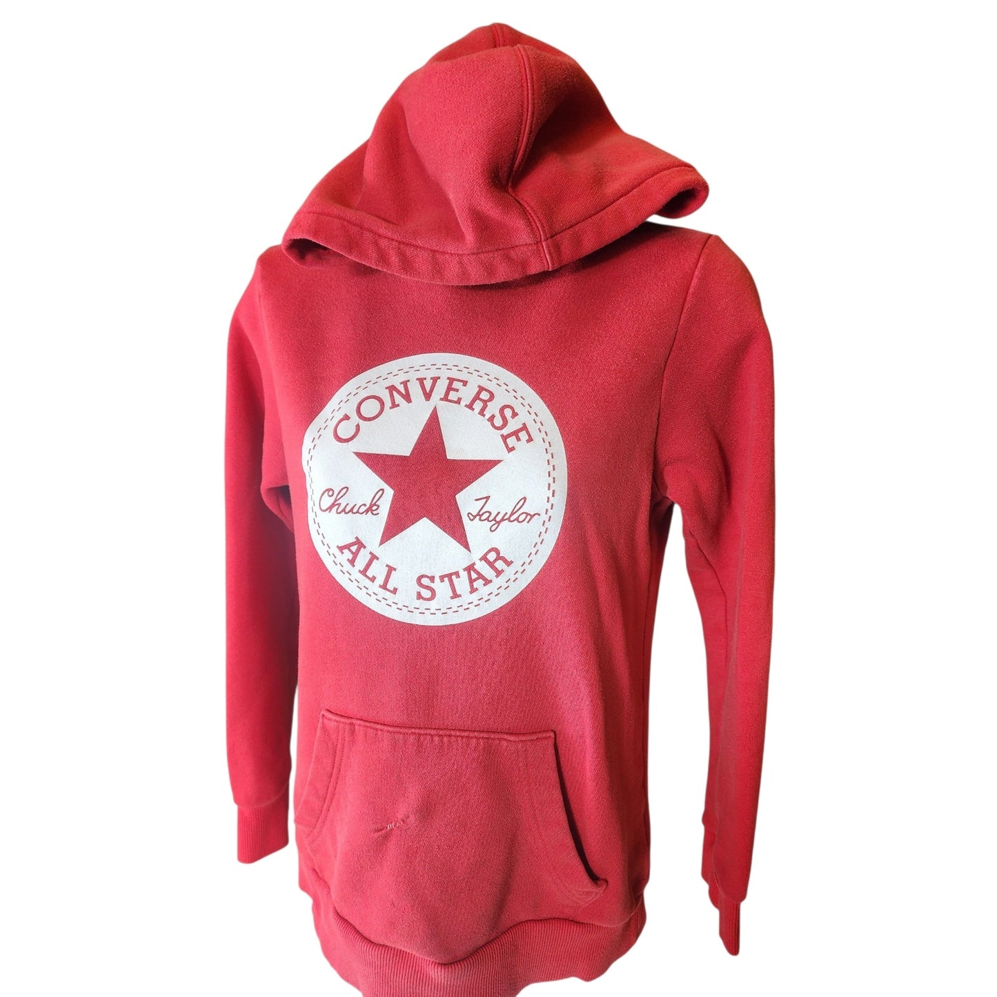 Converse All Star Chuck Taylor Hoodie Logo Sweatshirt Youth Large Women Small/XS