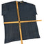 Stacy Adams Shirt Mens 3XLT Textured Blue Striped Short Sleeve Crew Neck