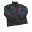 Drift Racing Jacket Womens Large Snowmobile Motorcycle Pink Embroidery Accents