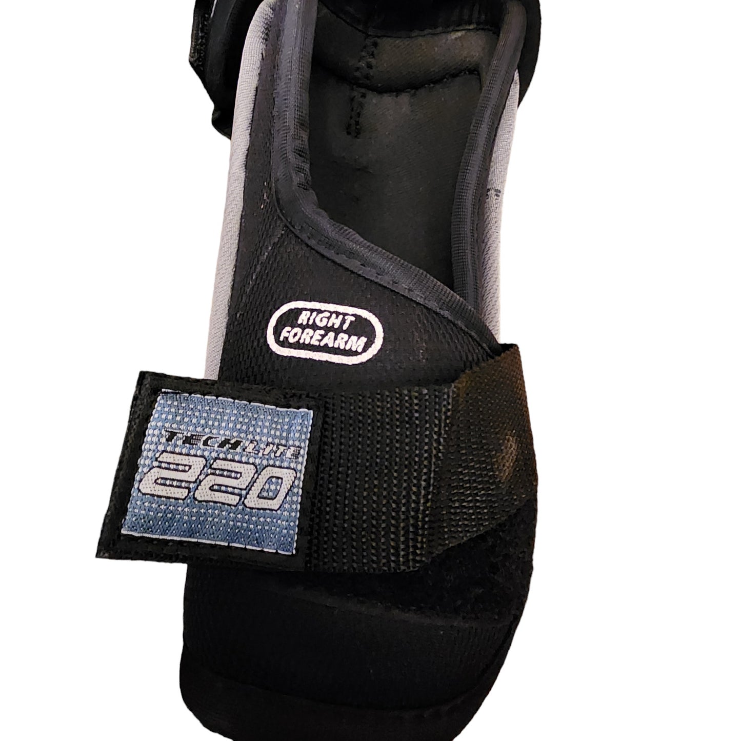 Itech Tech Lite 220 Hockey Forearm Protectors Left Right Pair Black Grey