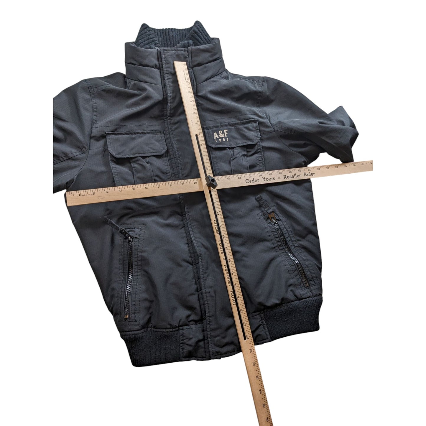 Abercrombie Fitch Bomber Jacket Womens Medium All Season Weather Warrior Coat