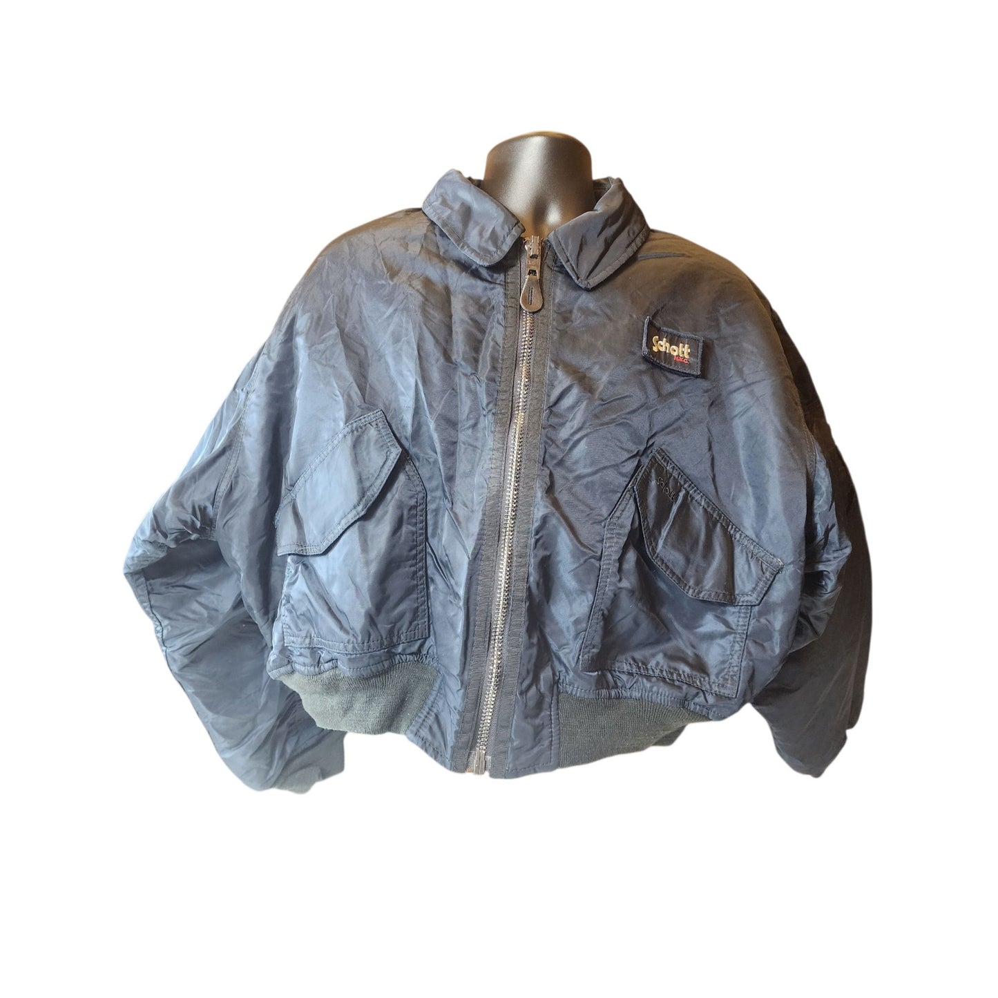 Schott CWU-R Flight Jacket Large Military Bomber Intermediat Flyer USAF Aviation