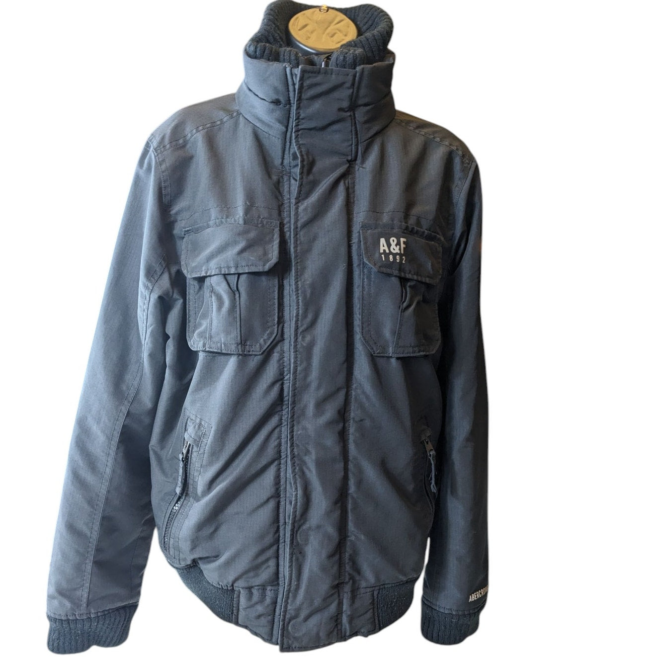 Abercrombie Fitch Bomber Jacket Womens Medium All Season Weather Warrior Coat