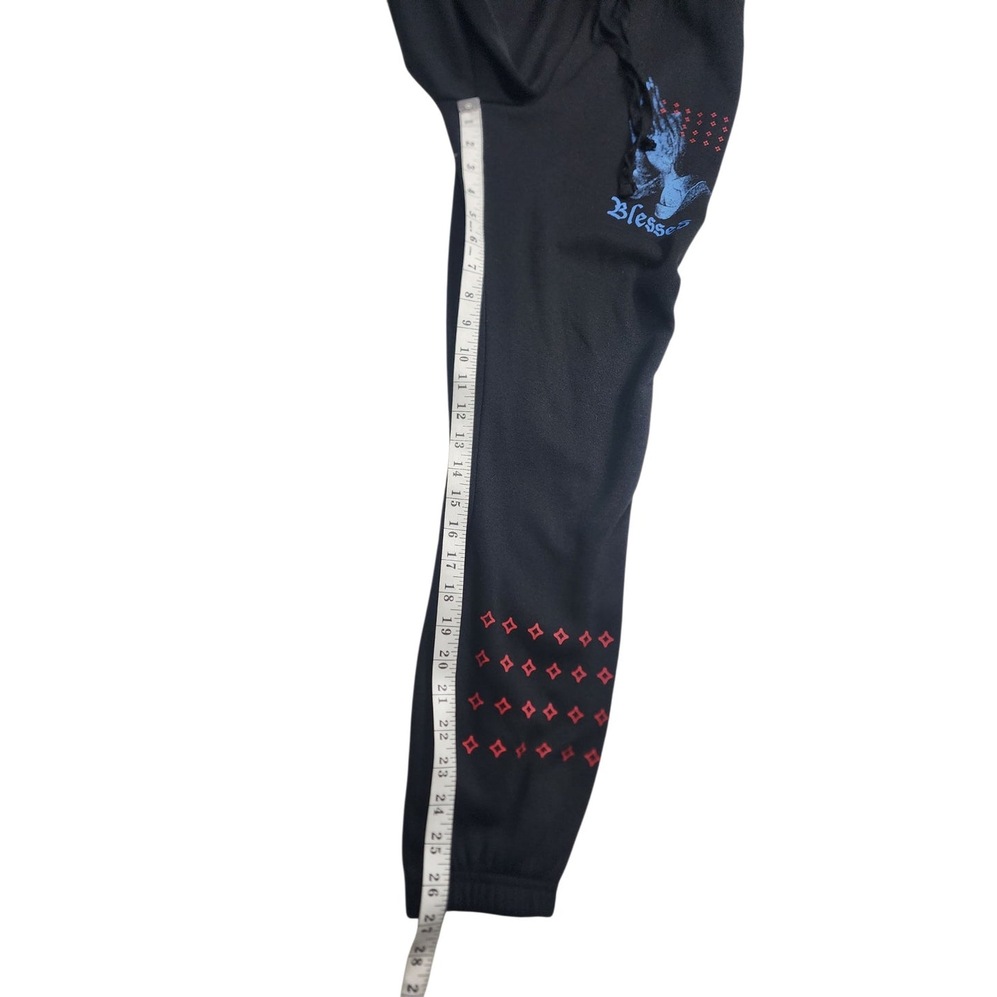 Brooklyn Cloth Jogger Sweatpants Womens Medium Blessed Prayer Graphic Streetwear