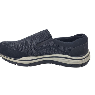 Skechers Shoes Mens 10.5 Black Slip On Sneakers Air Cooled Memory Foam Go Walk