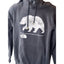 North Face Hoodie Mens Small Womens Medium Bear Graphic Pullover Sweatshirt Y2K
